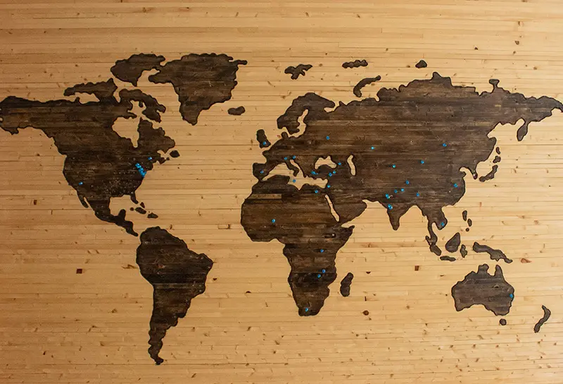 Mapa de ubicación de TGF BOMBAS
